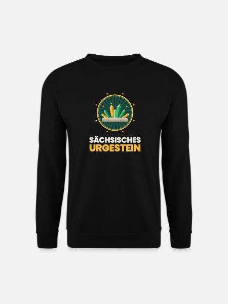 SACHSEN SÄCHSISCHES URGESTEIN - Unisex Pullover - Schwarz
