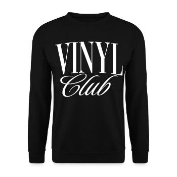 Vinyl Club - Unisex Pullover - Schwarz - Vorne - Alina (178cm) & Michal (187cm)