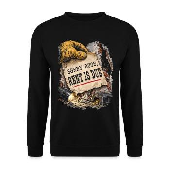 Schädlingsbekämpfung Kammerjäger - Unisex Pullover - Schwarz - Vorne - Alina (178cm) & Michal (187cm)