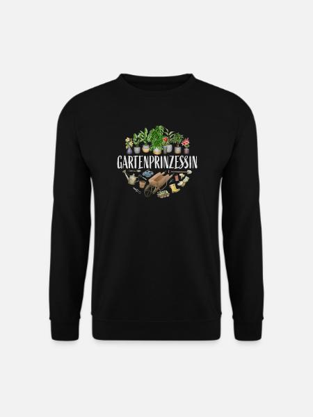 Gartenprinzessin - Unisex Pullover - Schwarz