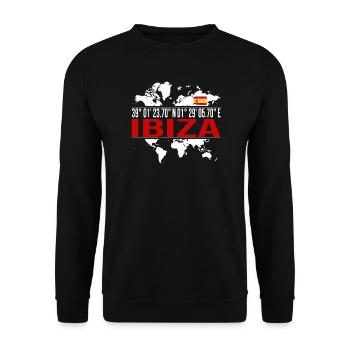 Ibiza - Unisex Pullover - Schwarz - Vorne - Alina (178cm) & Michal (187cm)
