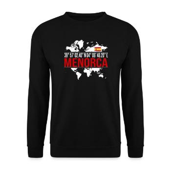 Menorca - Unisex Pullover - Schwarz - Vorne - Alina (178cm) & Michal (187cm)