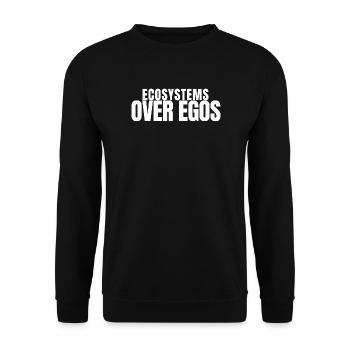 Biologie MINT Natur Biologin Labor Lustig Biologe - Unisex Pullover - Schwarz - Vorne - Alina (178cm) & Michal (187cm)