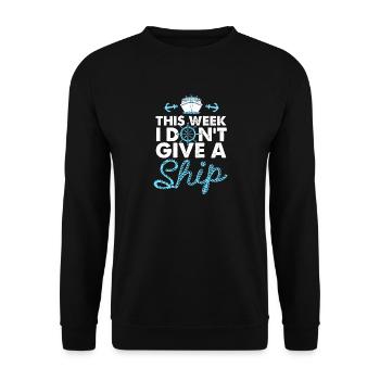 Kreuzfahrtschiff Kreuzfahrt - Unisex Pullover - Schwarz - Vorne - Alina (178cm) & Michal (187cm)