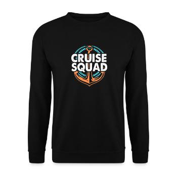 Kreuzfahrt Kreuzfahrtschiff - Unisex Pullover - Schwarz - Vorne - Alina (178cm) & Michal (187cm)