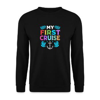 Kreuzfahrt Kreuzfahrtschiff - Unisex Pullover - Schwarz - Vorne - Alina (178cm) & Michal (187cm)