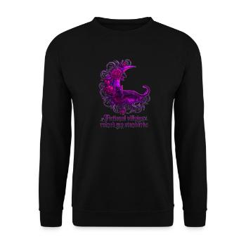 Fictional Villains Ruined My Standards Shirt - Unisex Pullover - Schwarz - Vorne - Alina (178cm) & Michal (187cm)