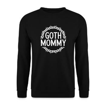 Goth-Mommy Barbed Circle Tee - Unisex Pullover - Schwarz - Vorne - Alina (178cm) & Michal (187cm)