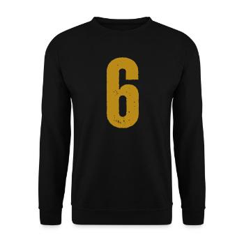 6 - Unisex Pullover - Schwarz - Vorne - Alina (178cm) & Michal (187cm)