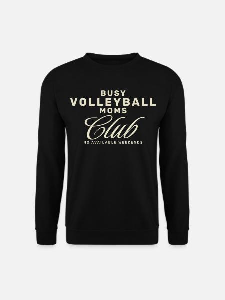 Volleyball Moms Club - Unisex Pullover - Schwarz