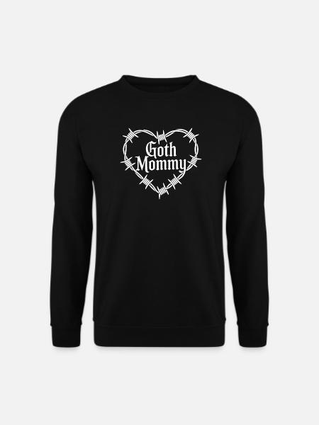 Goth-Mama Barbed Heart Tee - Unisex Pullover - Schwarz