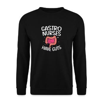 Gastroenterologie - Unisex Pullover - Schwarz - Vorne - Alina (178cm) & Michal (187cm)