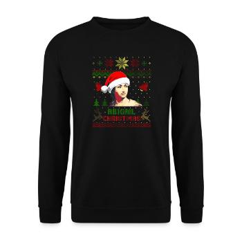 Abigail Christmas - Unisex Pullover - Schwarz - Vorne - Alina (178cm) & Michal (187cm)