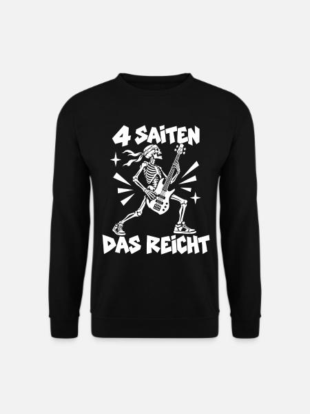 Vier Saiten reichen - Unisex Pullover - Schwarz