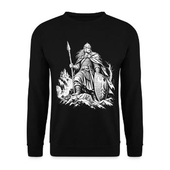Hagen von Tronje - Unisex Pullover - Schwarz - Vorne - Alina (178cm) & Michal (187cm)