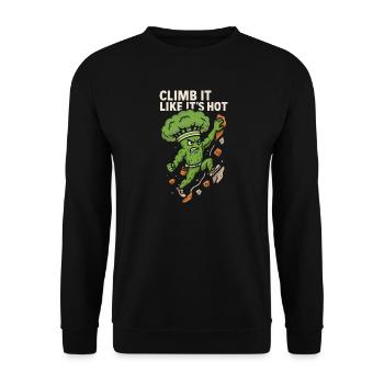 Climb it like it’s hot - Unisex Pullover - Schwarz - Vorne - Alina (178cm) & Michal (187cm)