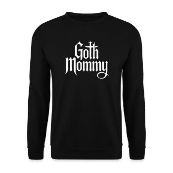 Goth-Mama-Glyphen-Tee - Unisex Pullover - Schwarz - Vorne - Alina (178cm) & Michal (187cm)