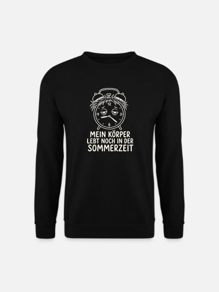 t0Körper lebt noch in der Sommerzeit - Unisex Pullover - Schwarz
