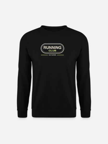 Running Club - Unisex Pullover - Schwarz