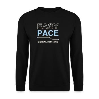 Easy Pace - Unisex Pullover - Schwarz - Vorne - Alina (178cm) & Michal (187cm)