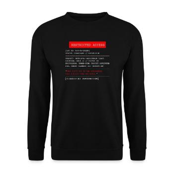 Sektor S4 Physik: Element 115 Doku - Unisex Pullover - Schwarz - Vorne - Alina (178cm) & Michal (187cm)