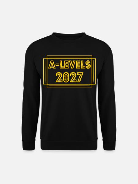 A-Levels 2027 UK - Unisex Pullover - Schwarz