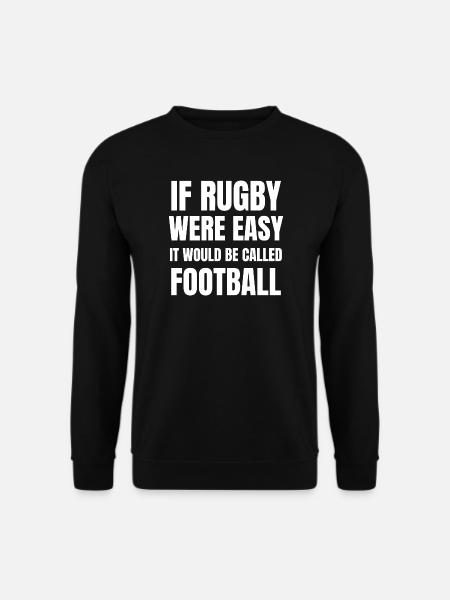 Lustiges Rugbyspieler-Geschenk - Unisex Pullover - Schwarz