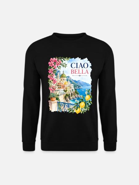 Ciao Bella - Unisex Pullover - Schwarz