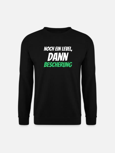 Noch ein Level, dann Bescherung - Unisex Pullover - Schwarz