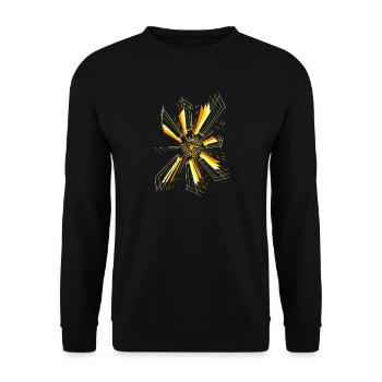 Das Rad des Schicksals - Unisex Pullover - Schwarz - Vorne - Alina (178cm) & Michal (187cm)
