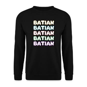 Bergsteigen Batian - Unisex Pullover - Schwarz - Vorne - Alina (178cm) & Michal (187cm)