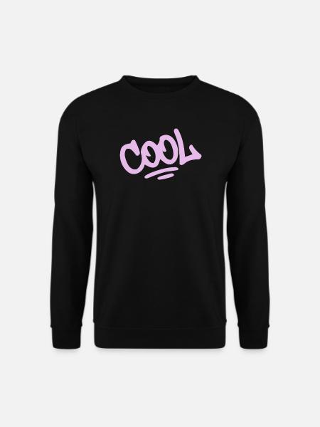 COOL Graffiti Pastellrosa - Unisex Pullover - Schwarz