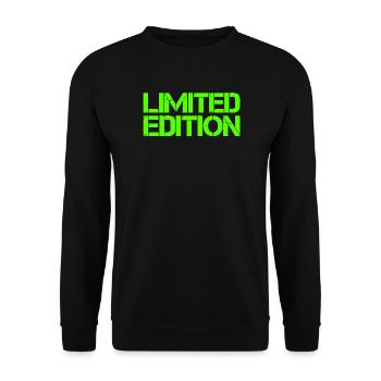 Begrenzte Auflage Limited Edition - Unisex Pullover - Schwarz - Vorne - Alina (178cm) & Michal (187cm)