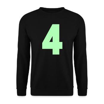 Neon Mint 4 - Unisex Pullover - Schwarz - Vorne - Alina (178cm) & Michal (187cm)