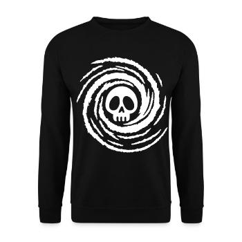 Das Schwarze Loch - Unisex Pullover - Schwarz - Vorne - Alina (178cm) & Michal (187cm)