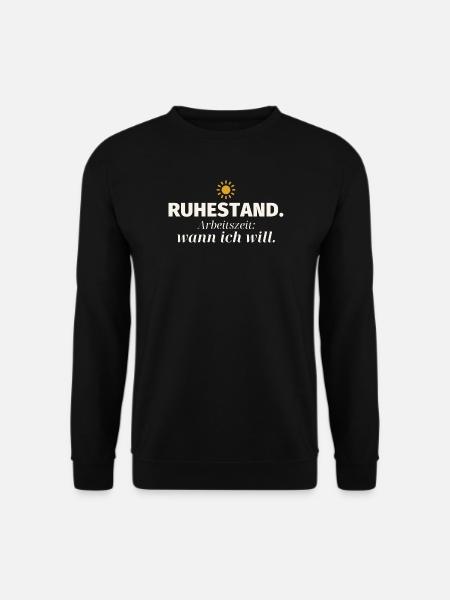 RuheStand Freiheit: Wann Ich Will - Unisex Pullover - Schwarz