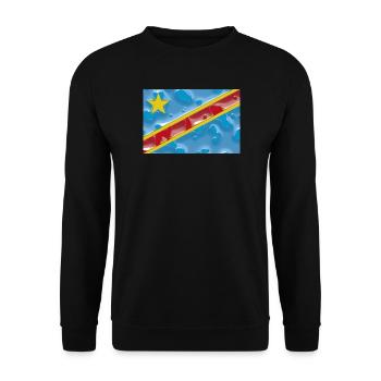 Land Kongo - Unisex Pullover - Schwarz - Vorne - Alina (178cm) & Michal (187cm)