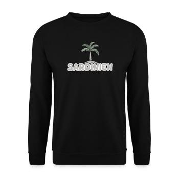 Urlaub Sardinien - Unisex Pullover - Schwarz - Vorne - Alina (178cm) & Michal (187cm)
