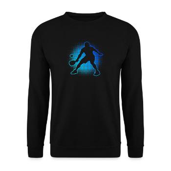 Pickleballspiel Geschenk für Pickleball Profi Fans - Unisex Pullover - Schwarz - Vorne - Alina (178cm) & Michal (187cm)