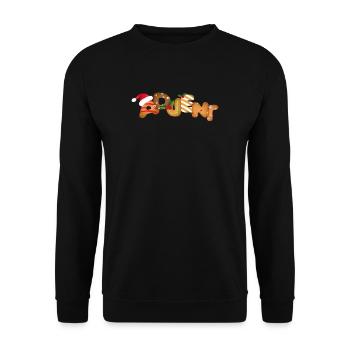 Advent - Unisex Pullover - Schwarz - Vorne - Alina (178cm) & Michal (187cm)