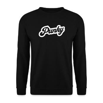 Gnitze - Unisex Pullover - Schwarz - Vorne - Alina (178cm) & Michal (187cm)