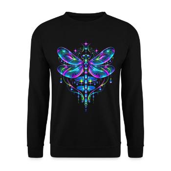 Neon Libelle - Unisex Pullover - Schwarz - Vorne - Alina (178cm) & Michal (187cm)