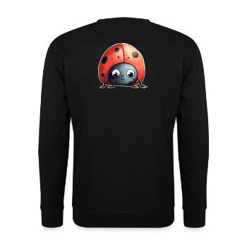 Marienkäfer - Unisex Pullover - Schwarz - Hinten - Michal (187cm)