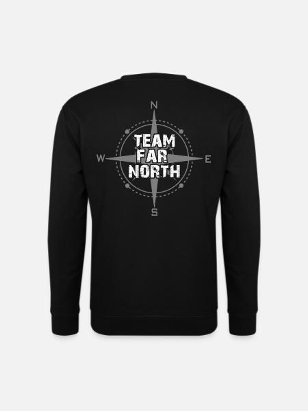 Team Far North | Nordland | Norden - Unisex Pullover - Schwarz