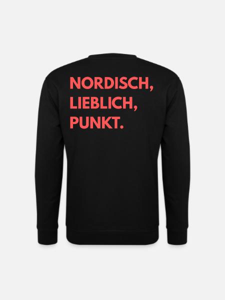 Auf den Punkt PINK - Unisex Pullover - Schwarz