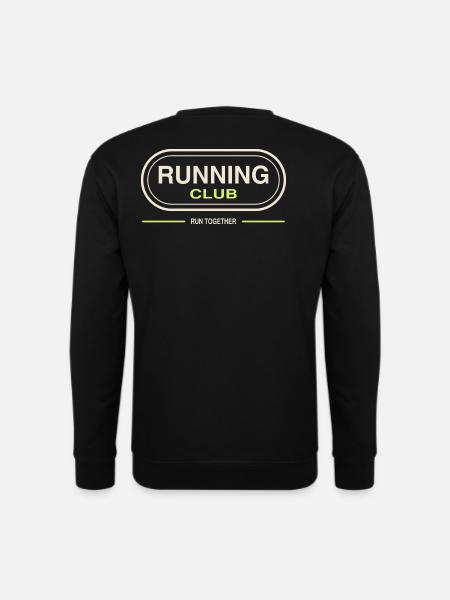 Running Club  - Unisex Pullover - Schwarz