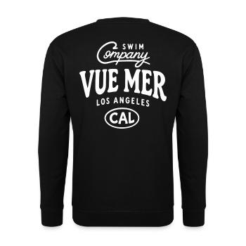Ocean View CAL Los Angeles - Unisex Pullover - Schwarz - Hinten - Michal (187cm)