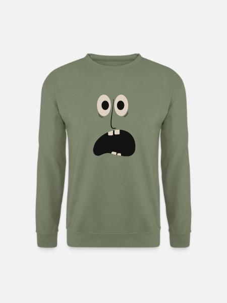 ach du Scheiße - Unisex Pullover - Armeegrün