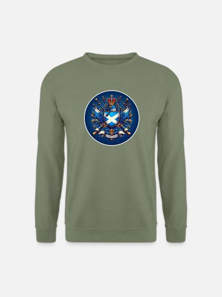 Scotland Logo - Unisex Pullover - Armeegrün