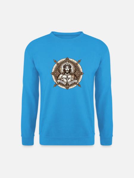 Logo de l’Antiq de Jésus-Christ - Sweat-shirt Unisexe - bleu mer